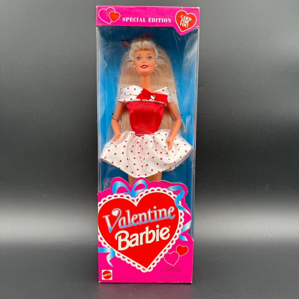 Barbie Mattel Valentine Special Edition 1996 Red Heart Dress Doll 15172 NRFB